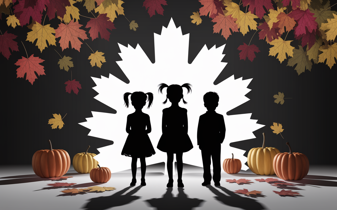 enfants bricolant automne facile feuilles marrons colle