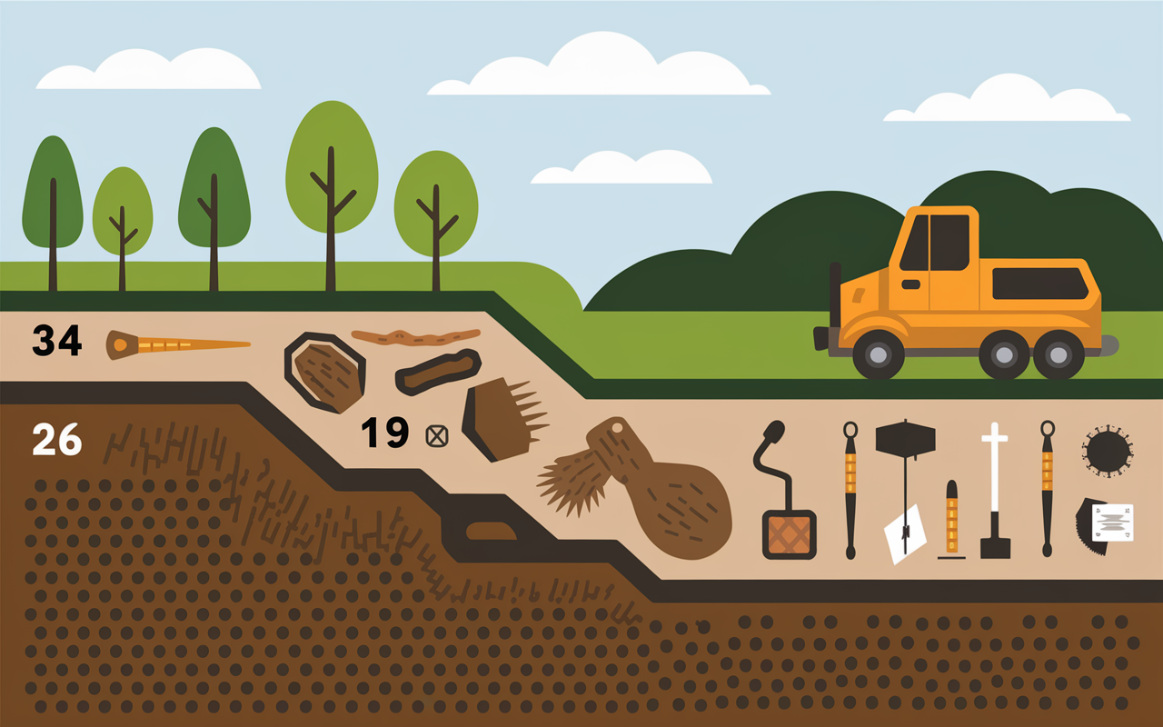 Schema etapes terrassement decaissement dalle
