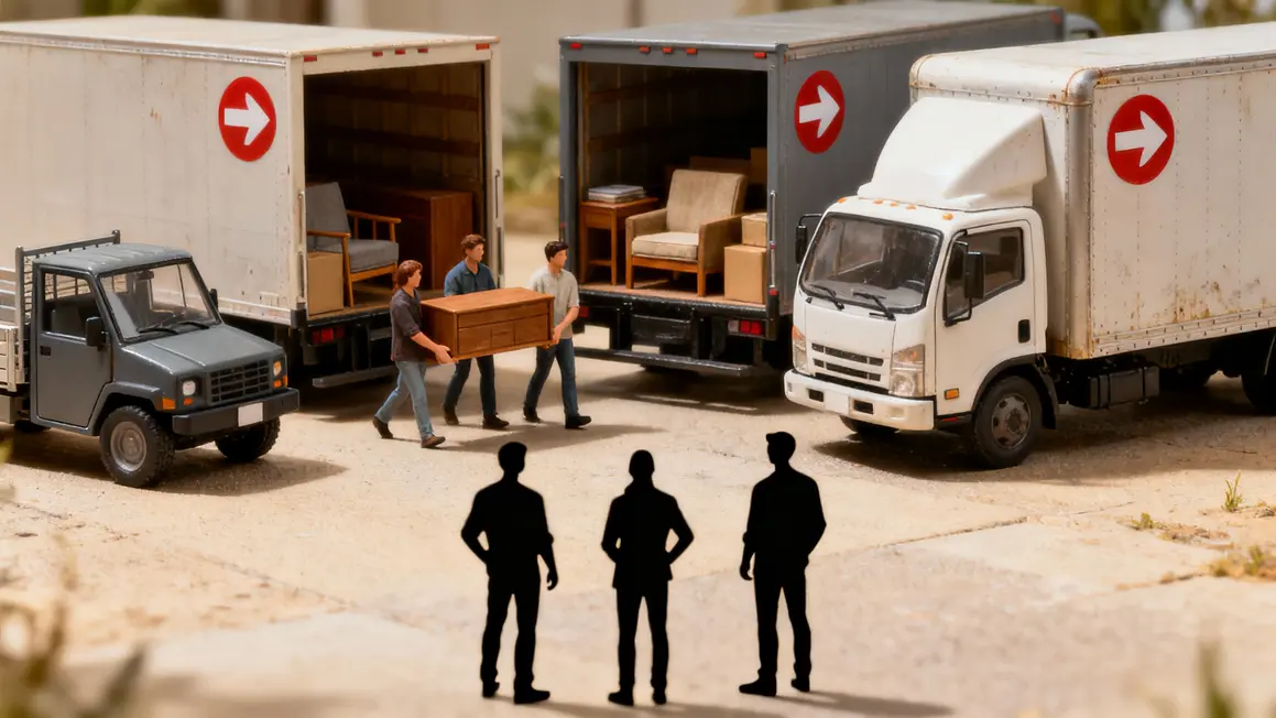 Trois options demenagement solo collaboratif pro