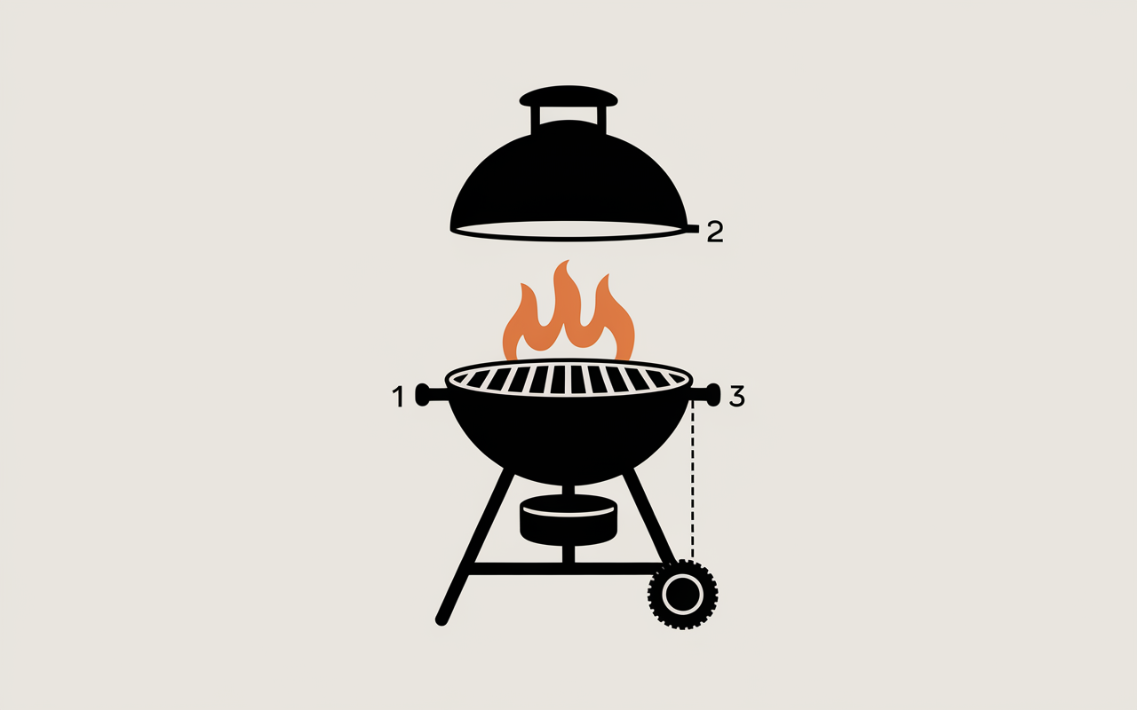 Schéma construction barbecue briques cheminée numéroté