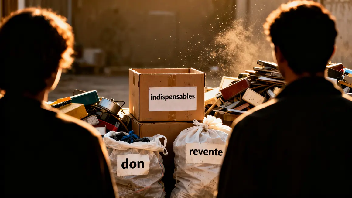 Tri objets boite indispensables demenagement simplifie