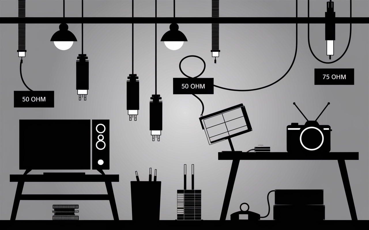 coaxial câble différents types usages