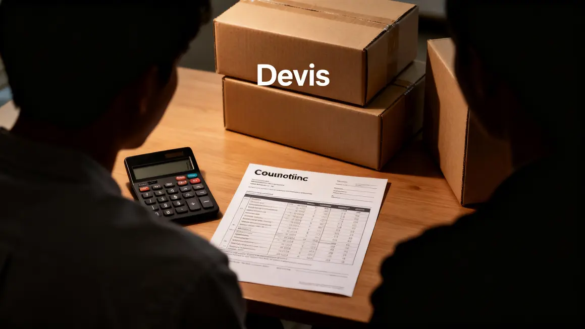 Table devis déménagement fiable calculatrice cartons