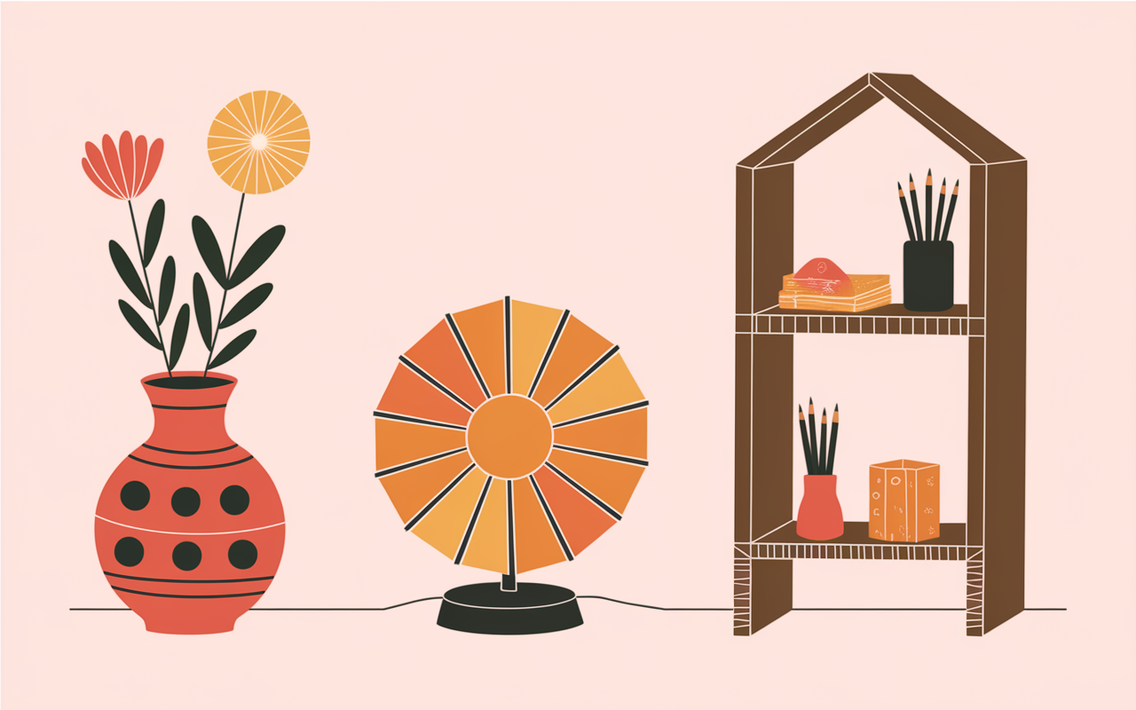 diy idées créatives vase lampe étagere
