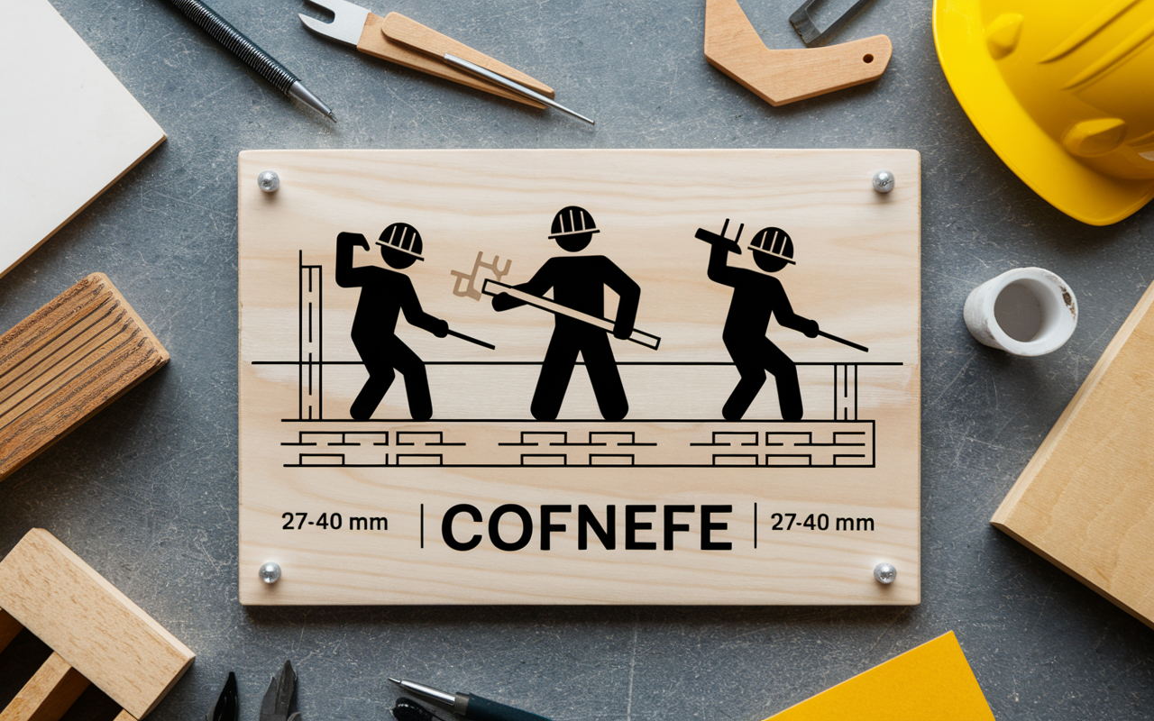 planche de coffrage dimensions sur dalle beton