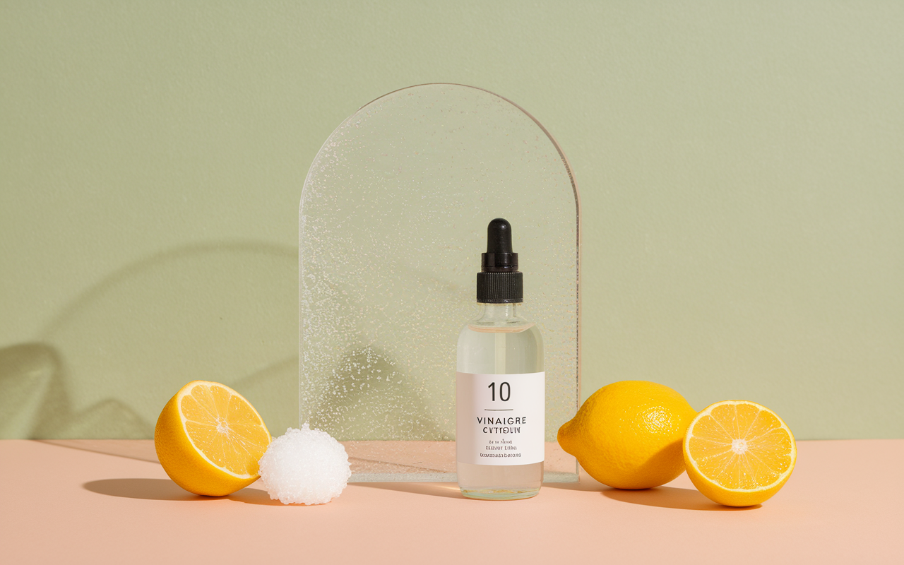 calcaire paroi douche vinaigre citron bicarbonate