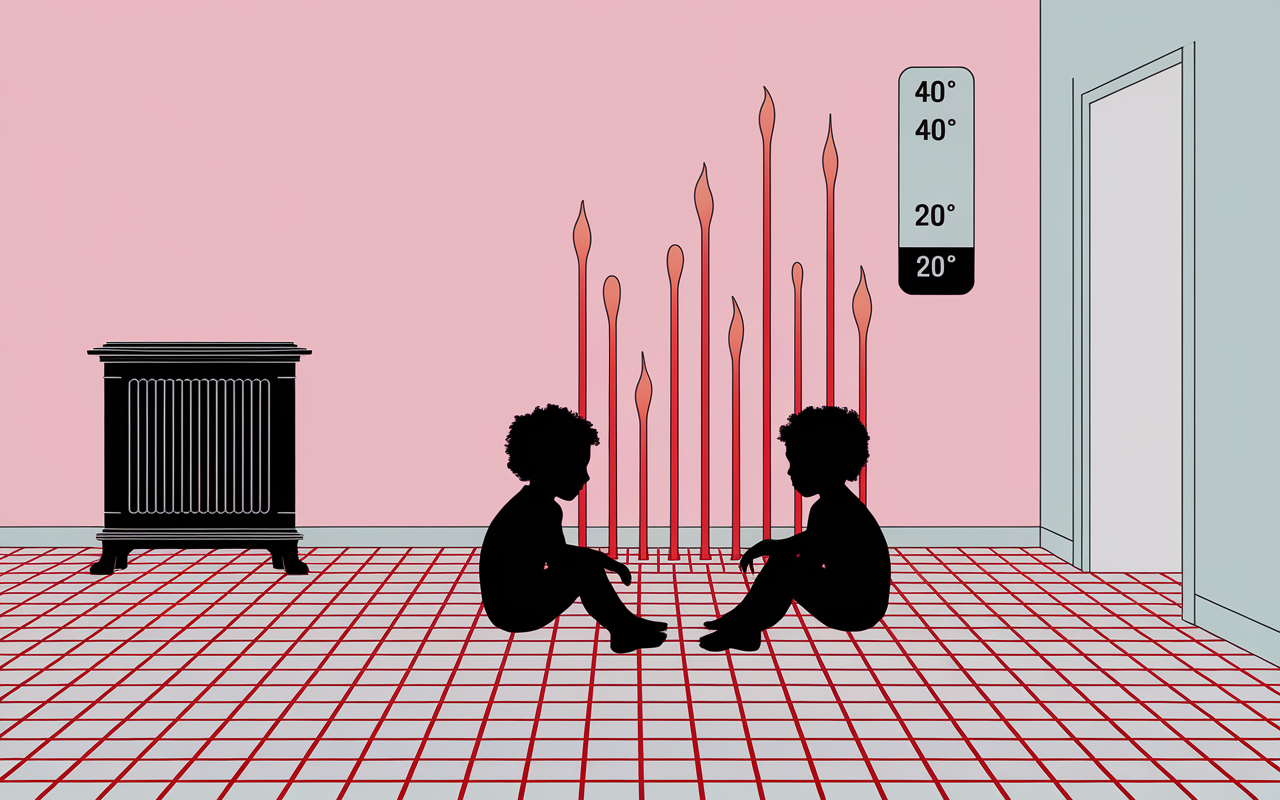 schéma coupe fonctionnement chauffage par le sol gaz