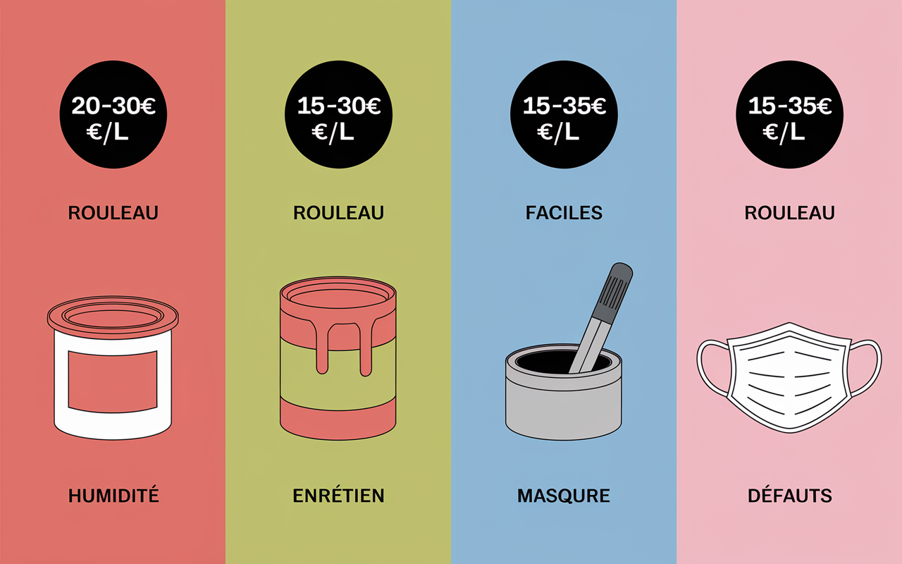 comparatif inconvénients papier peint intissé vinyle peinture