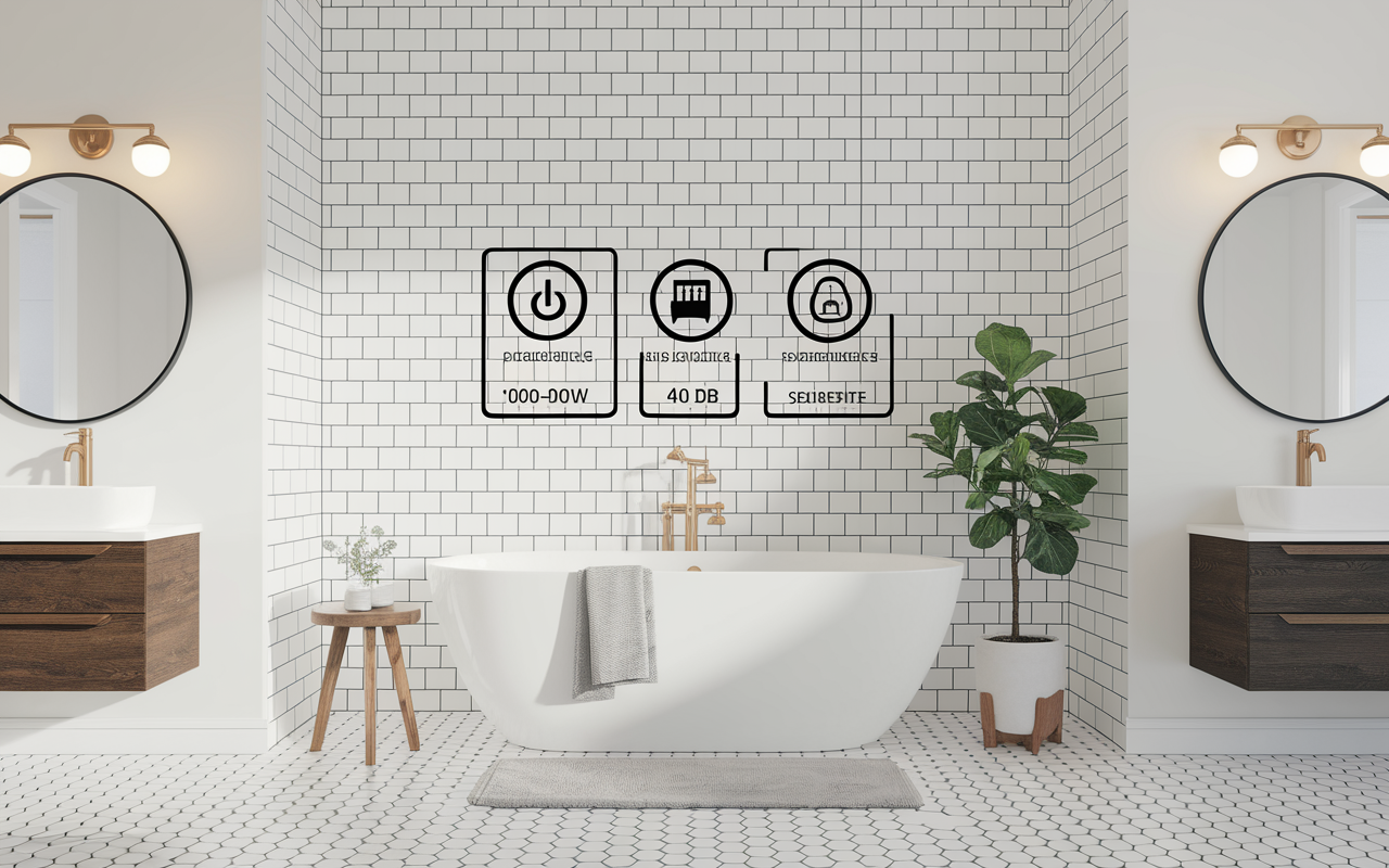 Tableau comparatif meilleur radiateur soufflant salle de bain puissance sécurité