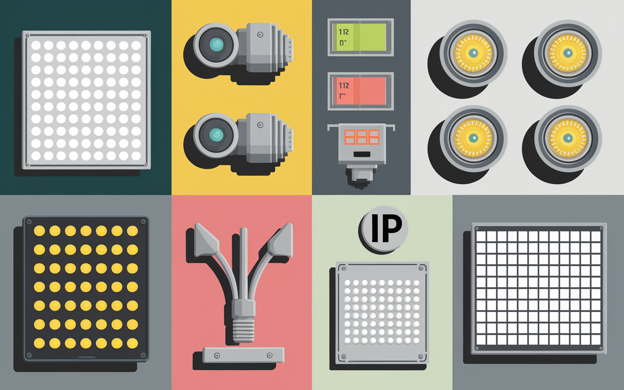 types de luminaire faux plafond LED et comparatifs techniques