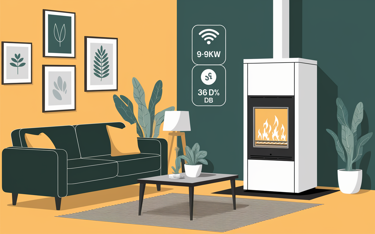 poêle à granulés palazzetti 9kw prix options techniques