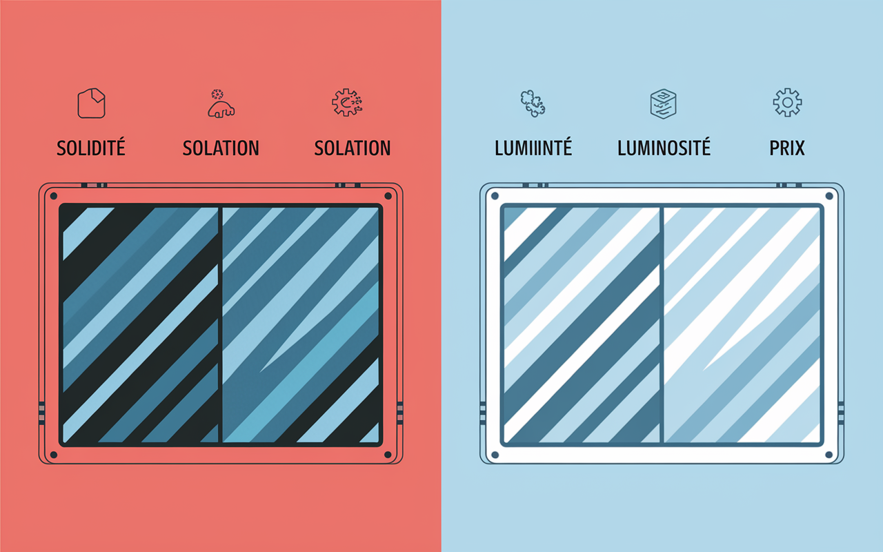 serre polycarbonate ou verre tableau visuel icones