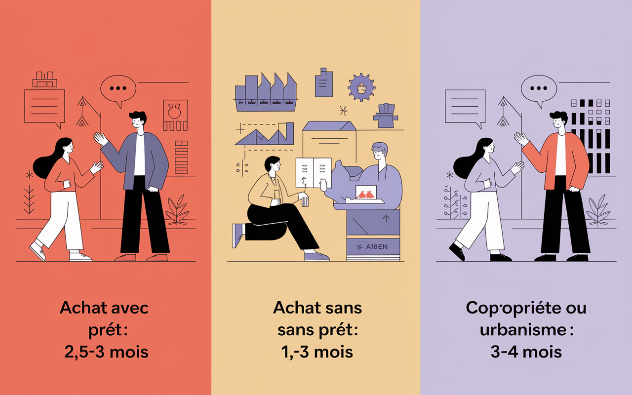 Tableau chiffres délai compromis vente