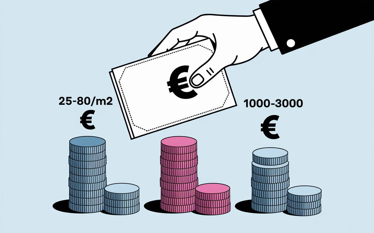 Main tenant devis, bâtiments, fourchettes prix désamiantage