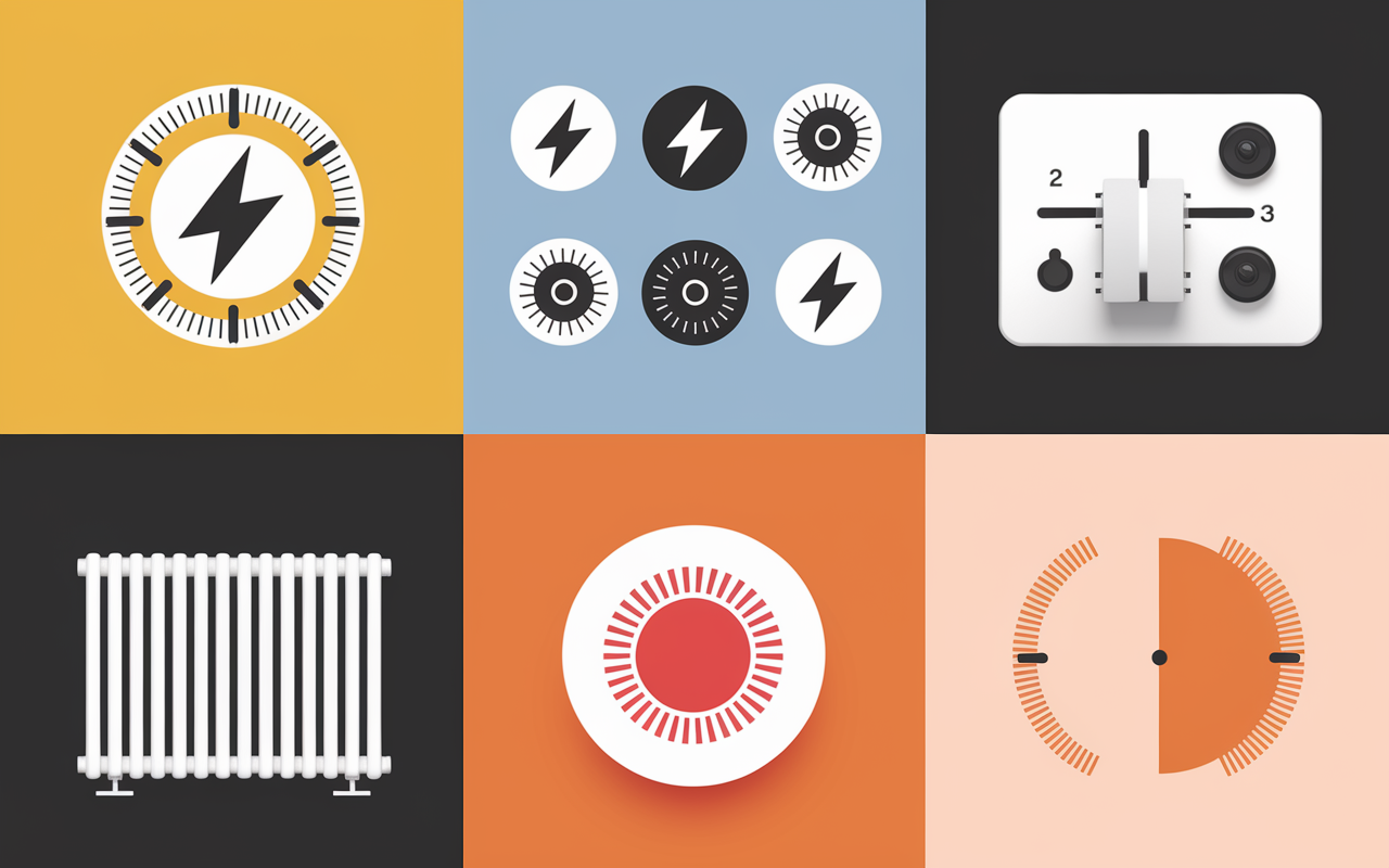 composants internes réparation radiateur électrique
